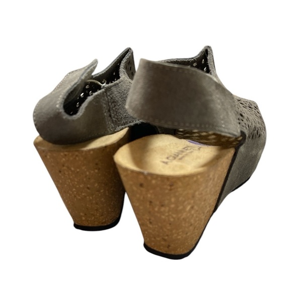 A. Giannetti NWT Cork Wedge Heel - Picture 2 of 6
